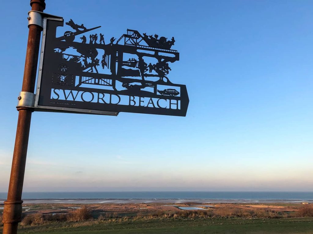 étendard de Sword Beach