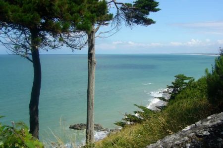 image d'une plage à Granville