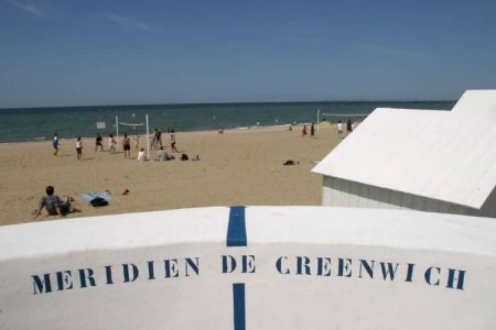 vue de la plage à Villers sur mer