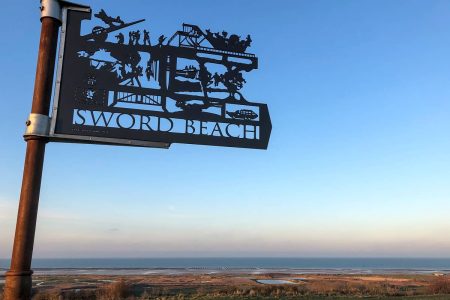 étendard de Sword Beach