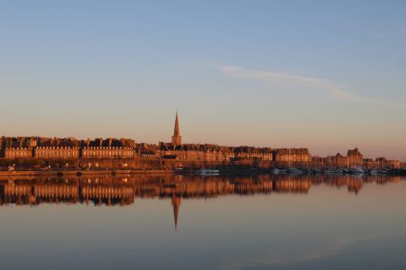 paysage d'une ville portuaire